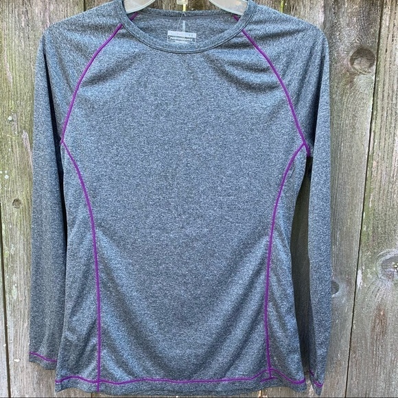 LAYER 8 activewear performance long sleeve top jersey sport quick dry base layer - Picture 1 of 6